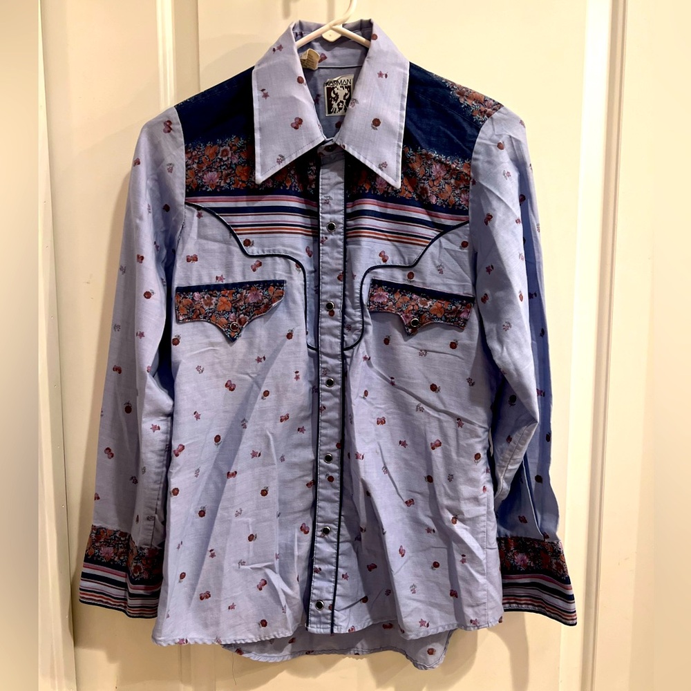 KARMAN Vintage floral shirt